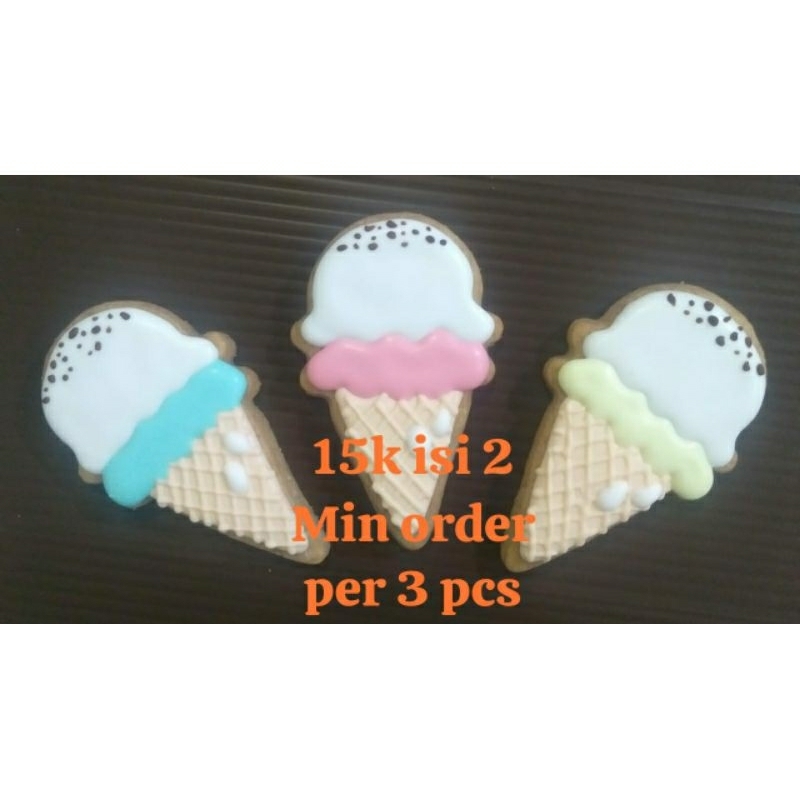

Cookies decoration karakter es cream 15k/pcs(isi 2)