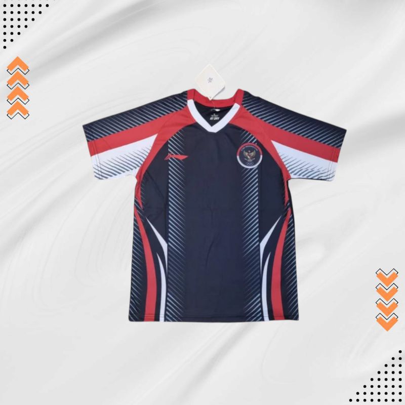 JERSEY BADMINTON OLIMPIADE TOKYO BAJU BADMINTON LINING PREMIUM PRINTING JERSEY BADMINTON PRINTING