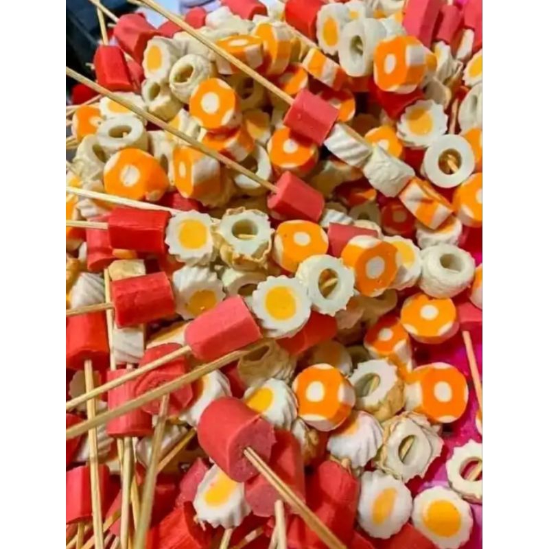 

Babakaran Seafood prozzen 12tusuk free saus,mayo,BBQ