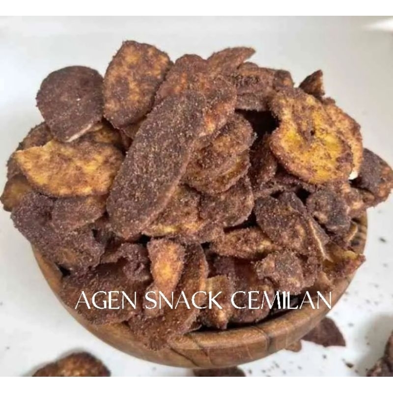 

PISANG COKLAT KHAS LAMPUNG 125GR - PISANG SERBUK COKLAT MANIS RENYAH