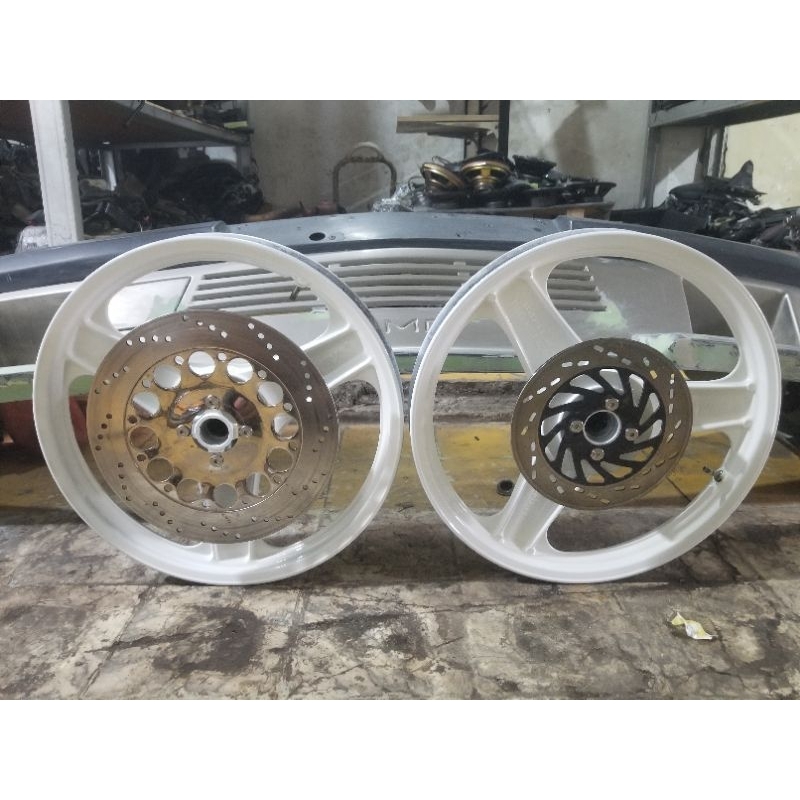 velg daytona high tech wheel set piringan kumis  pnp cb gl mp tiger fizr satria hiu