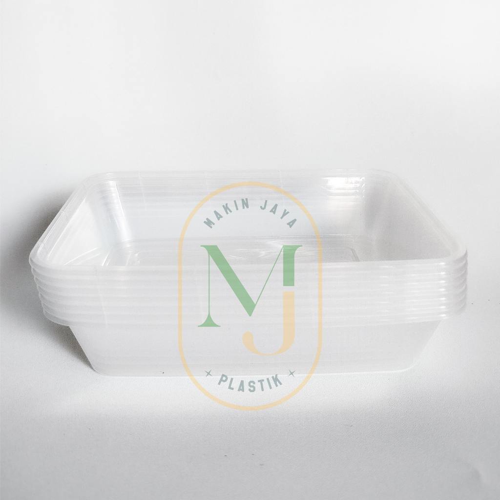 [ECER] Thinwall Rectangle 750ml / Thinwall Thinwall Rectangle Persegi Panjang 750ml