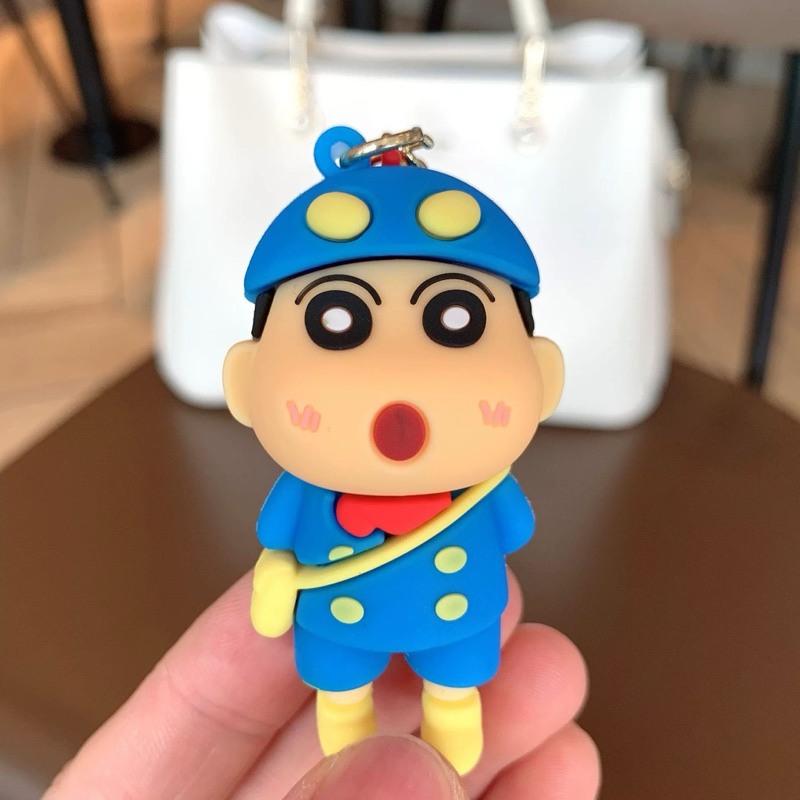 [GH] Crayon Shincan Keychain - Gantungan Kunci Keychain Bagchain Seragam Sekolah Piyama Pahlawan Ber