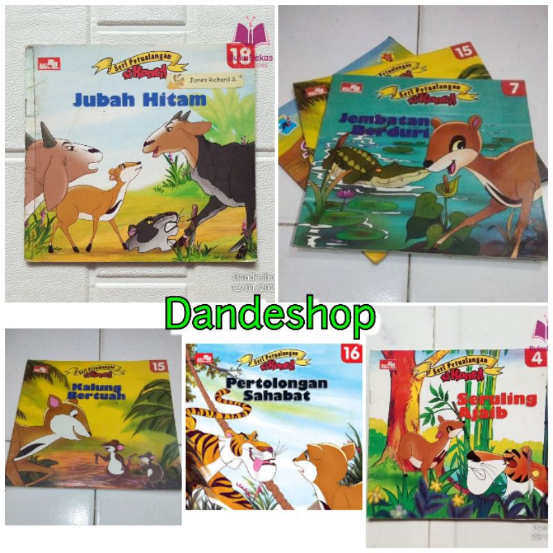 Seri Petualangan Si Kancil - Pilih Judul - Buku Cerita Anak Bekas Preloved ELEX MEDIA