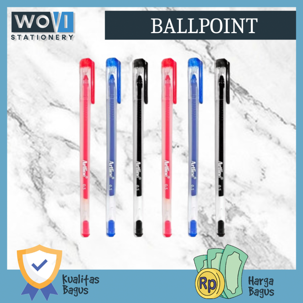 

[WOVI STATIONERY] Ballpoint Gel 0.5mm EGB-S47930 Artline / Artline Stick Gel 0.5mm EGB-S47930 Artline [PCS]
