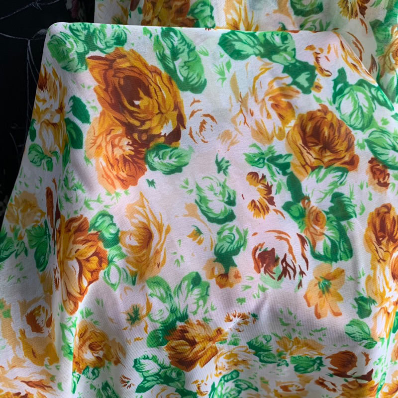 kain sifon motif bunga - kain sifon - kain sifon motif premium luxury