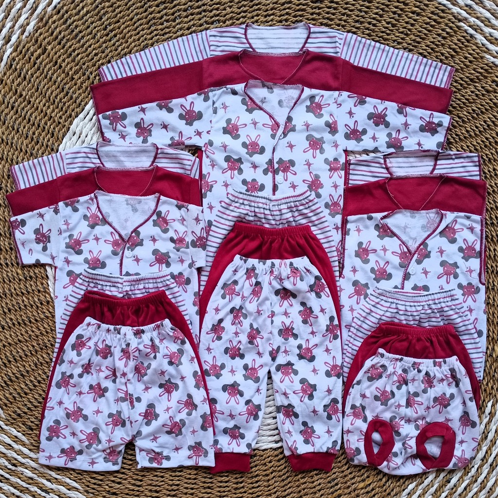 18 PCS Baju Bayi Celana Bayi Setelan Bayi SNI Baju Newborn Baju Bayi Baru Lahir Baju Bayi Kekinian