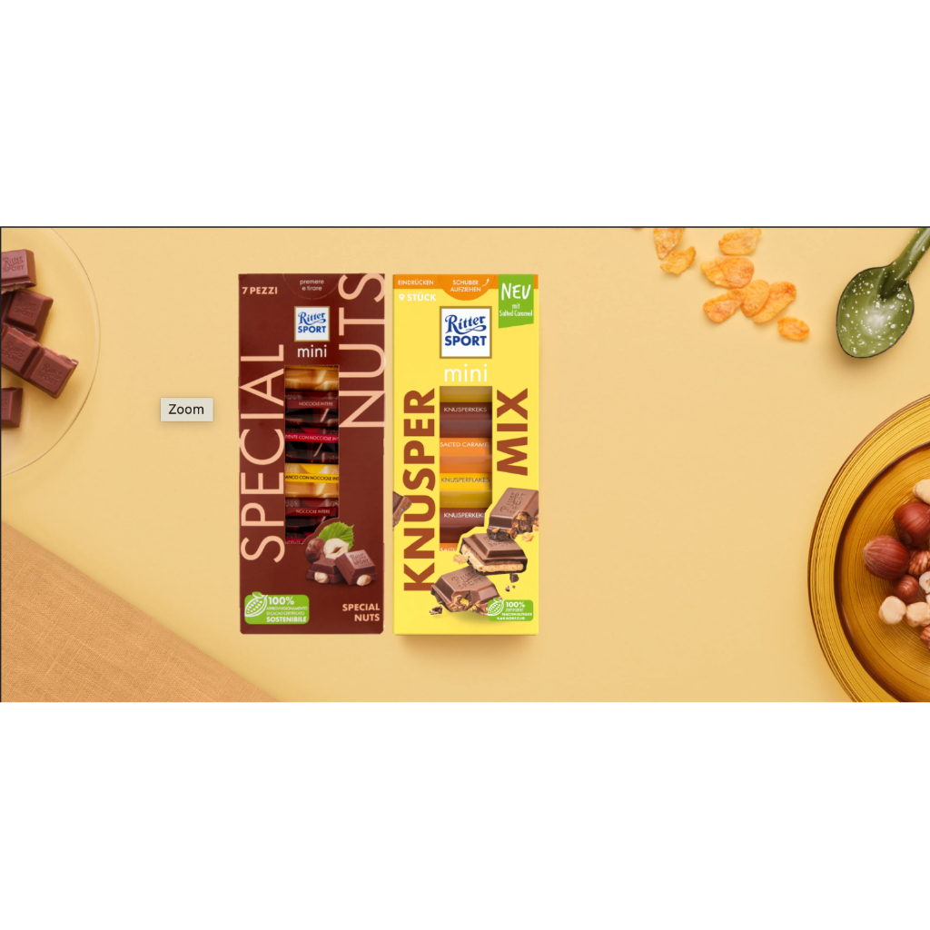 

Ritter Sport Mini Mix Chocolate Bar Crunchy Nut Selection Edt - Snack Import