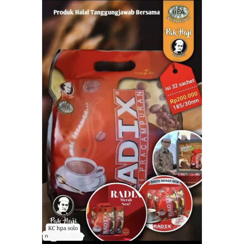 

Kopi Radix Jumbo isi 32 sachet