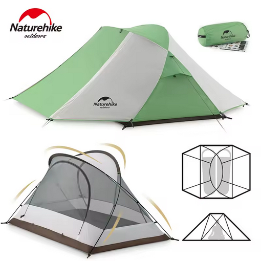 NATUREHIKE NH21YW132 TENDA BUTTERFLY 2P - TENDA CAMPING 2 ORANG