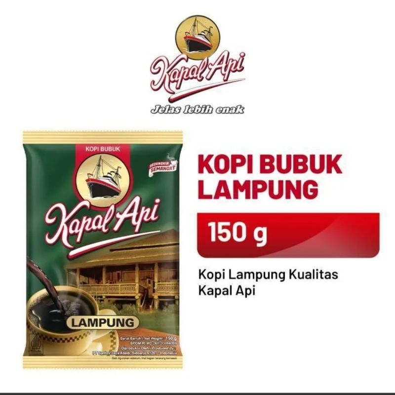 

Kopi Kapal Api Lampung Kualitas 150g