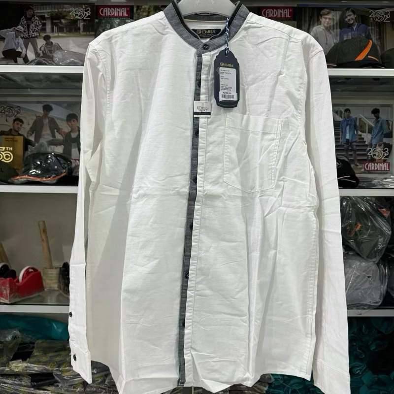 Kemeja Koko Emba Lengan Panjang Original