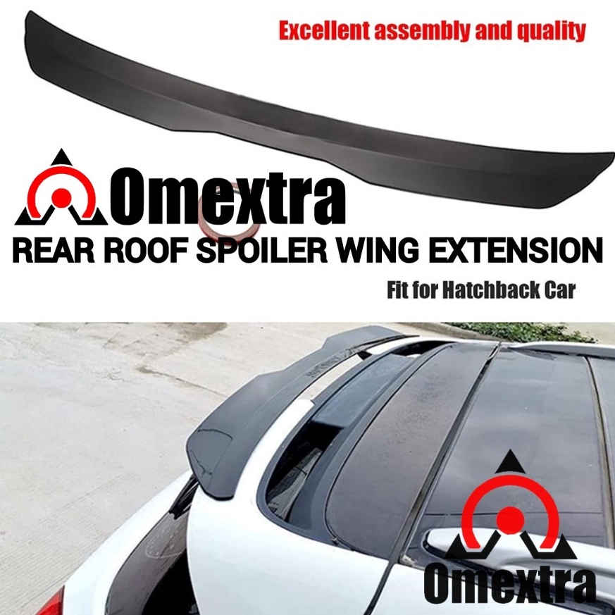 Model Baru Rear Spoiler Wing Extension Omextra Spoiler Mobil Hatchback Universal Rear Spoiler Wing E