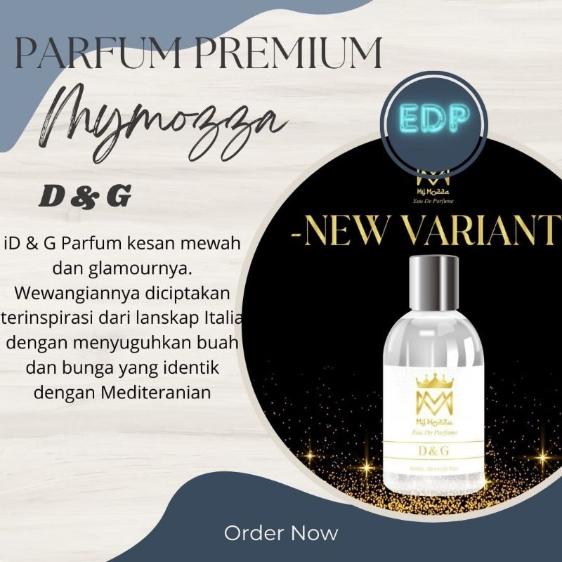 Parfum mozza Varian D & G Wangi Tahan Lama Non Alkohol