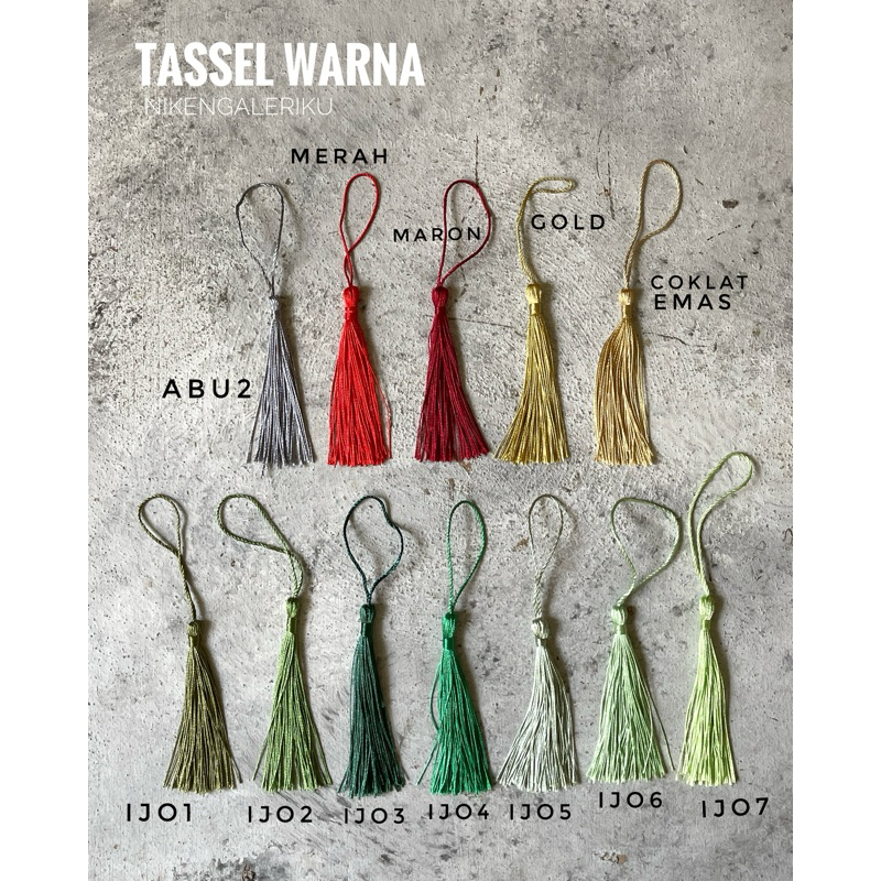 

TASSEL ORDER PO WARNA REQUEST