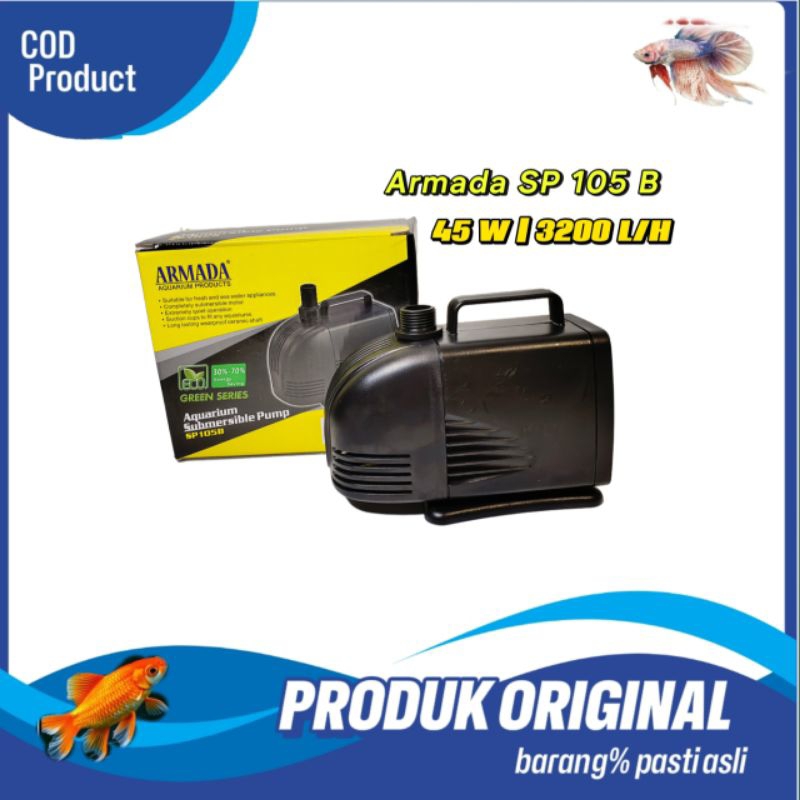 ARMADA 105B Pompa Air Celup Aquarium Kolam Armada SP 105B