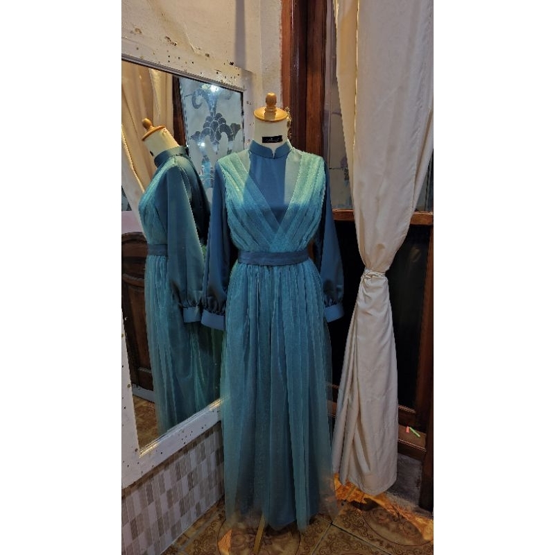 DRESS PESTA BENECIA BUTIK/DRESS PAYET/GAUN PAYET/BRIDESMAID