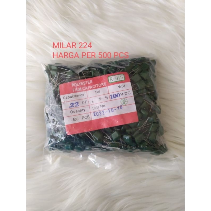 500 ocs kapasitor milar 224 capacitor milar 220N
