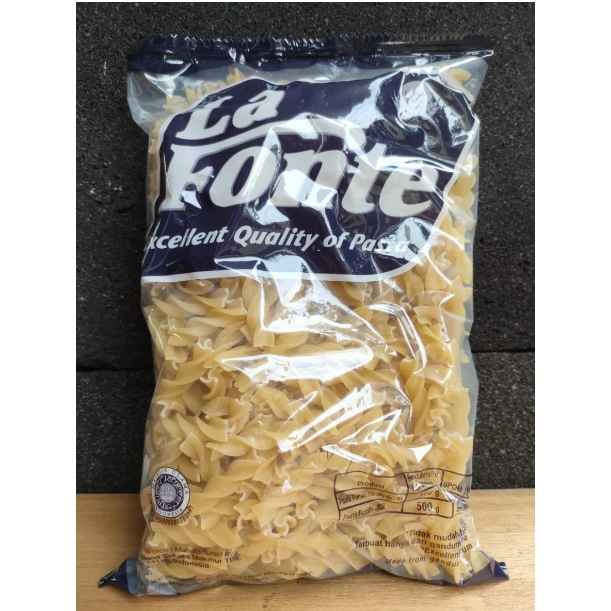 

La Fonte Pasta Fusilli No 202 500 gr / Bentuk Spiral
