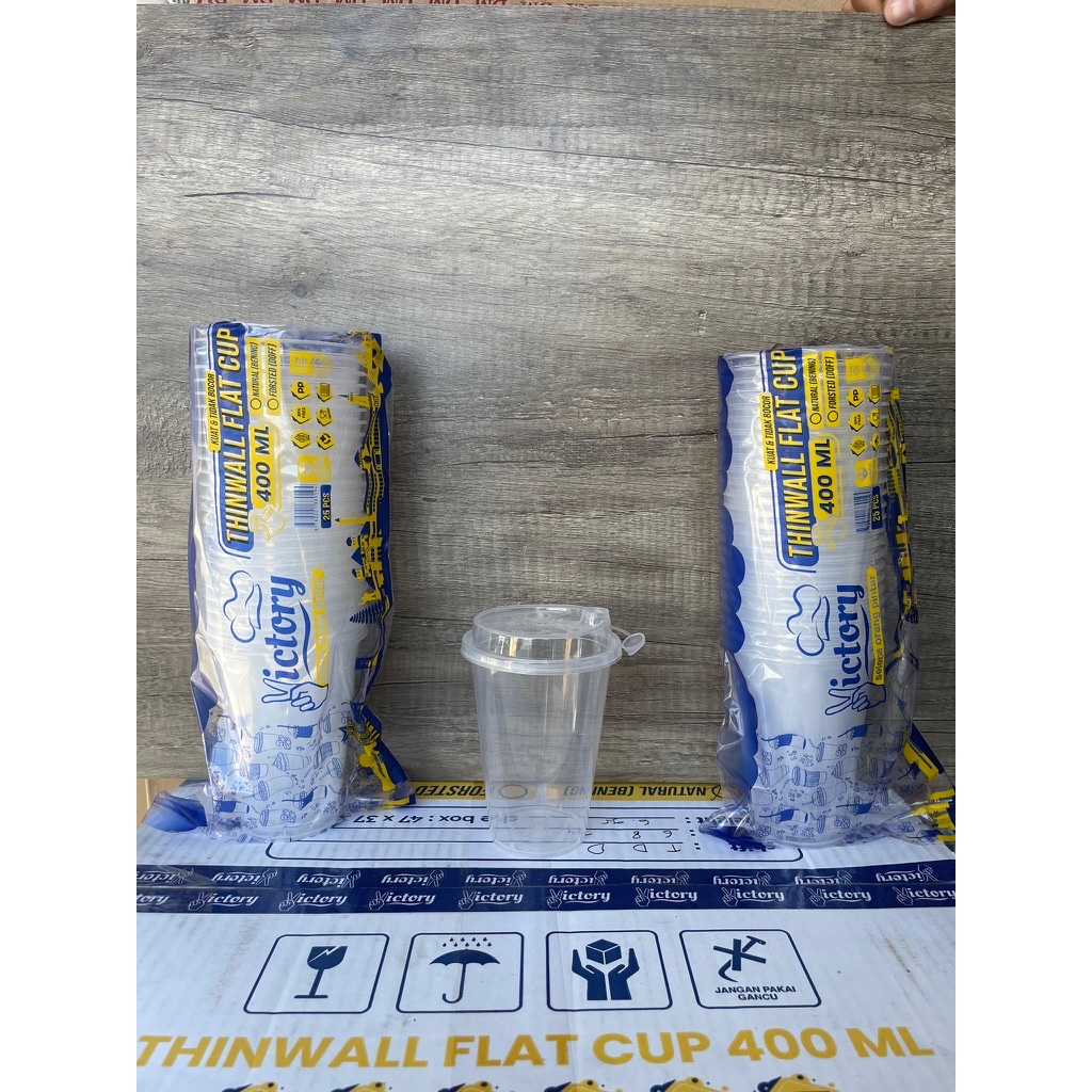 Cup Injection PP 14oz + Tutup