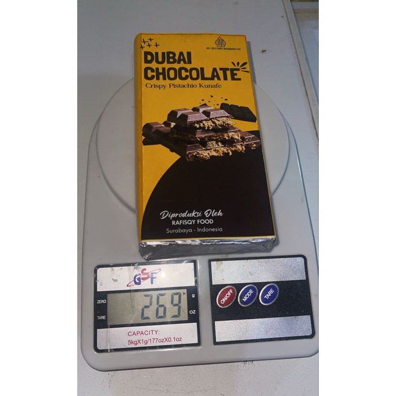 

Coklat dubai jumbo 269grram