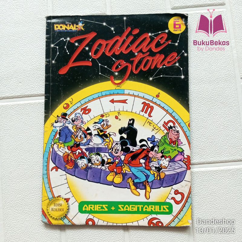 Donal Bebek Edisi Koleksi Zodiac Stone Aries + Sagitarius - Komik Bekas Preloved