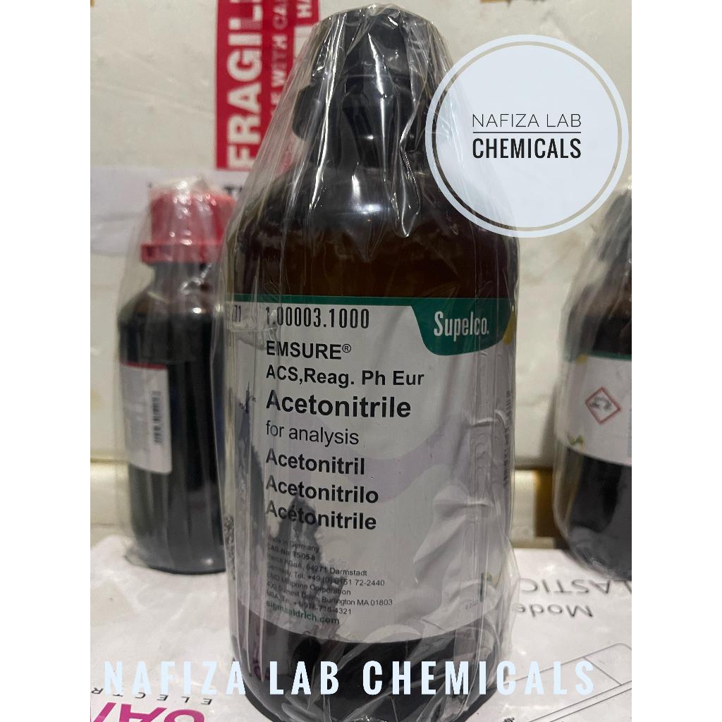 Acetonitrile Pro Anlis 250mL Merck 100003 / Asetonitril (repack)