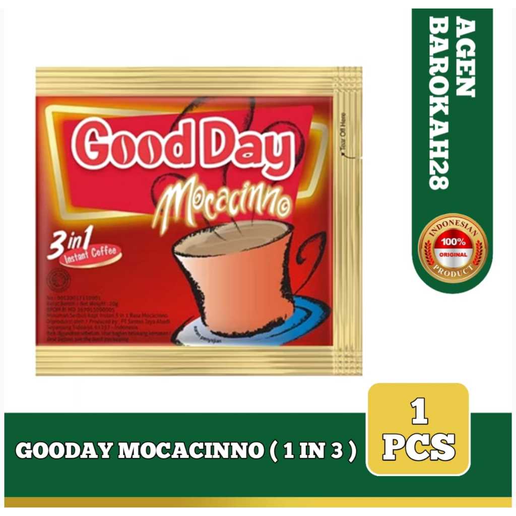 

Kopi Gooday Mocacinno 1pcs 20gr