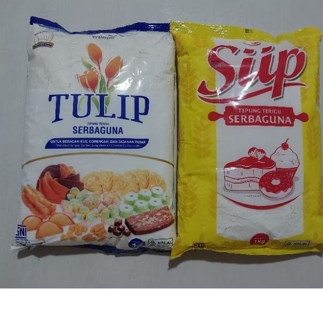 

Tepung Terigu Tulip Tepung Terigu SIIP 1Kg