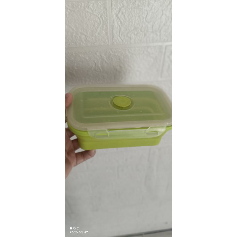 kotak makan lipat silicon