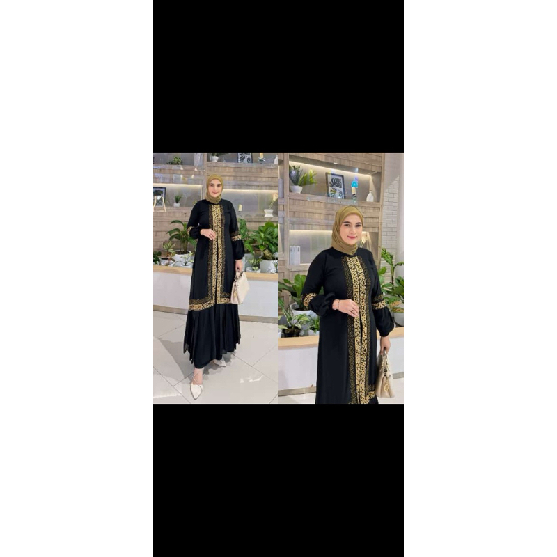 GAMIS TURKEY ARINA HITAM
