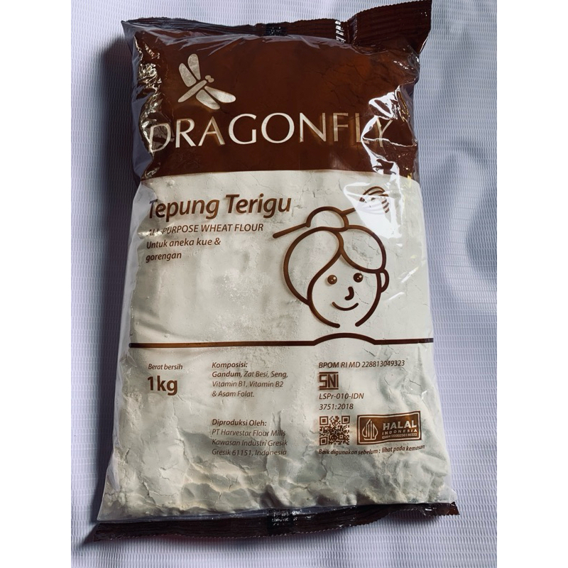 

Tepung terigu Dragonfly 1 Kg
