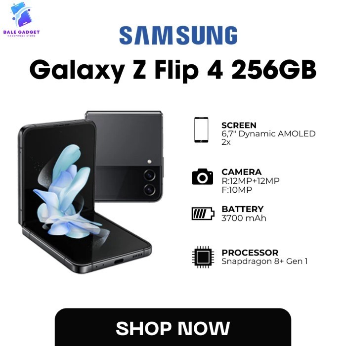 Samsung Flip 4 256GB Second Garansi resmi SEIN