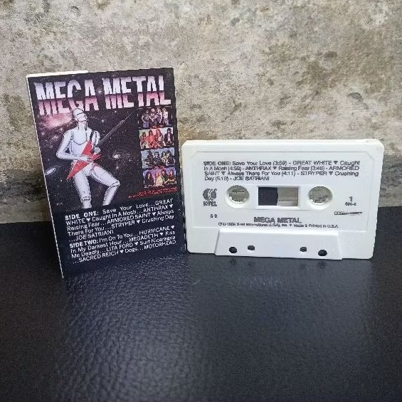 kaset pita metal kompilasi VGC US Press original