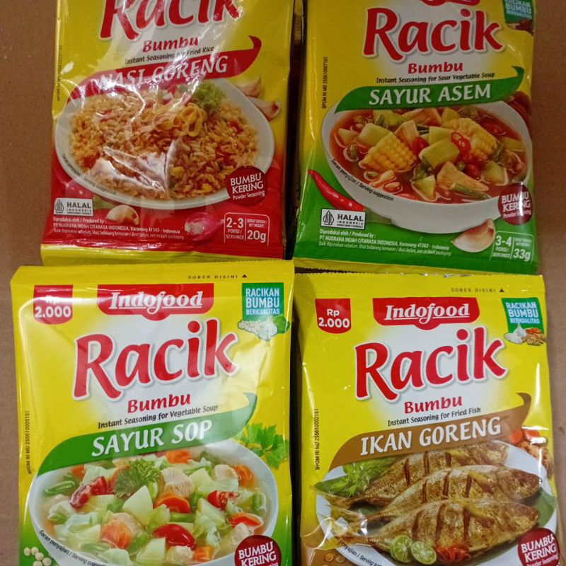 

RACIK BUMBU ALL VARIAN 20 G /5pcs