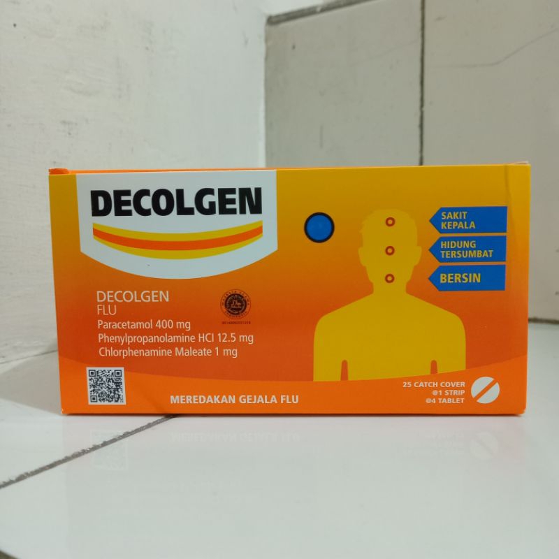 DECOLGEN FLU 1 BOX ISI 25 LEMBAR