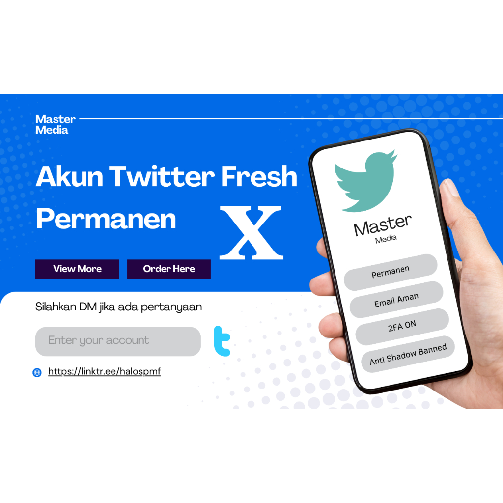 X Twitter Akun Fresh Permanen