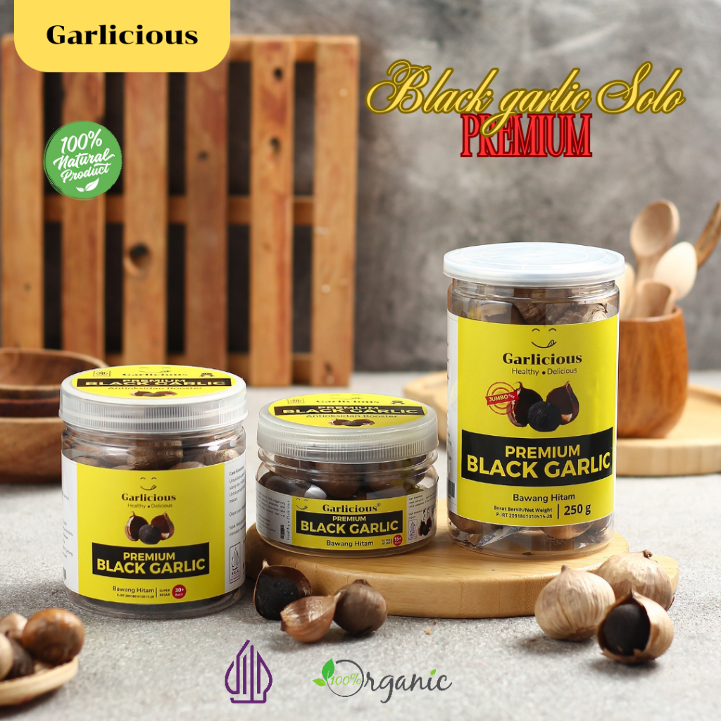 

Black Garlic Garlicious Original (BAWANG HITAM TUNGGAL)