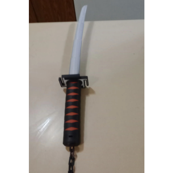 Cuero katana Mainan Plastik Cosplay ichigo kurasaki tensa zangetsu 80cm Collapsing sword