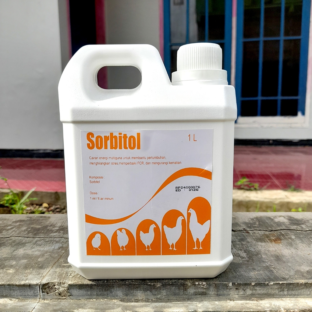 SORBITOL 1 LITER - Suplemen Penambah Energi Ayam Uggas DOC