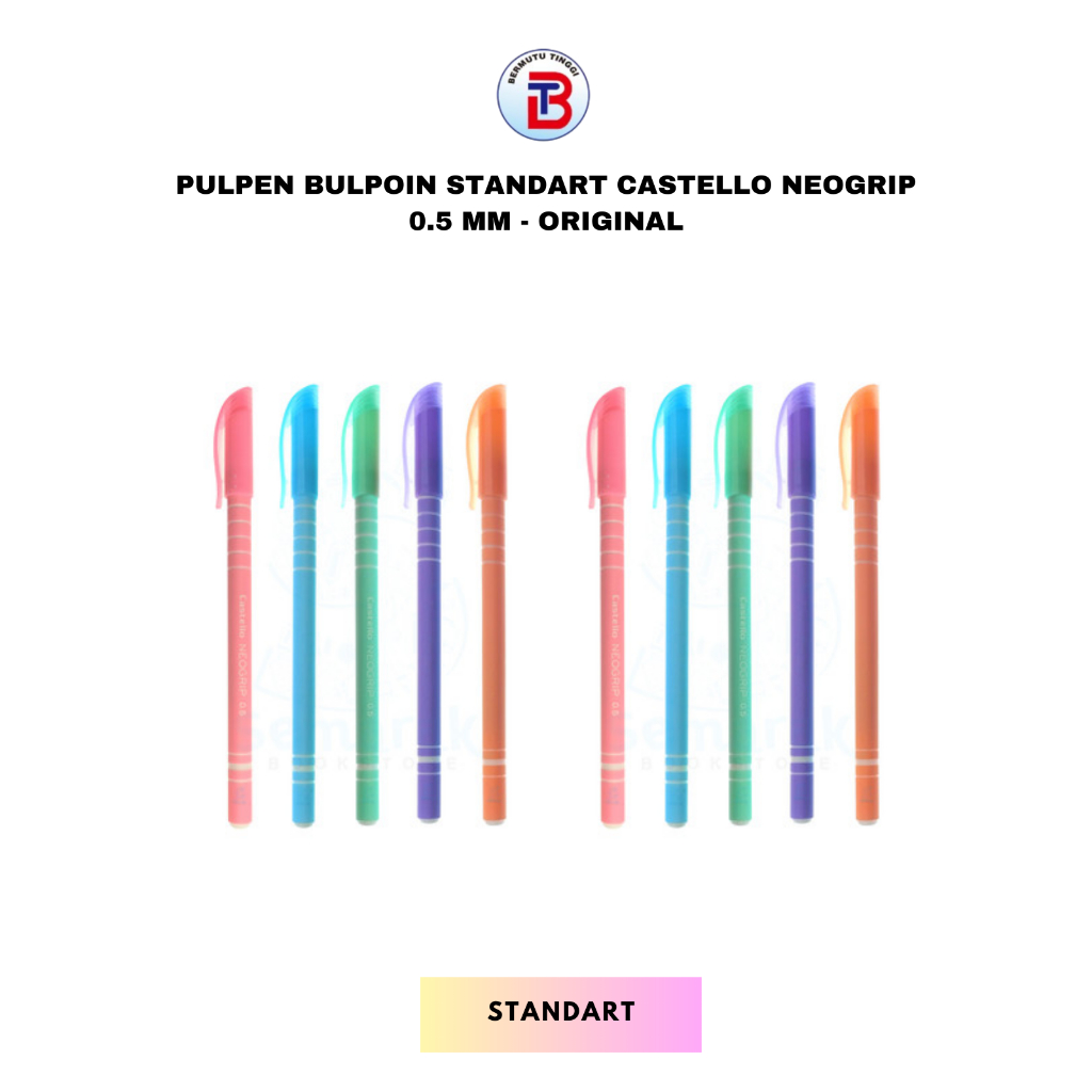 

Pulpen Bulpoin Standart CASTELLO NEOGRIP 0.5 MM - Original