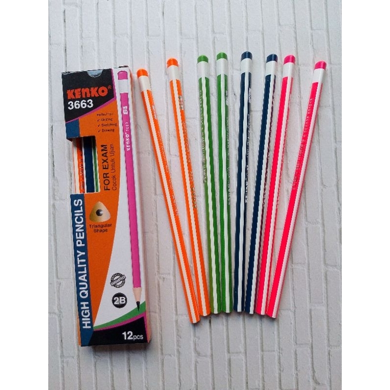 

(12PC) PENSIL KENKO 3663 SEGITIGA