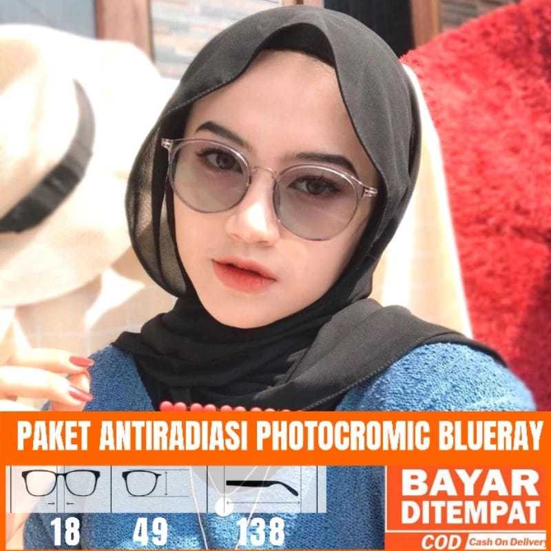 PROMO PAKET ANTI RADIASI CAT EYE 8146 - 2124 - 2125 KACAMATA BEST SELLER TERLARIS SE-SHOPEE | Kacama