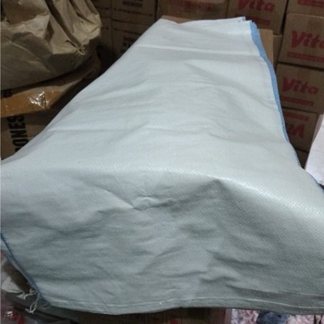 KARUNG GABAH/DEDEK/PADI/BIBIT BERAS 50 KG PUTIH POLOS BARU TANPA MERK TEBAL