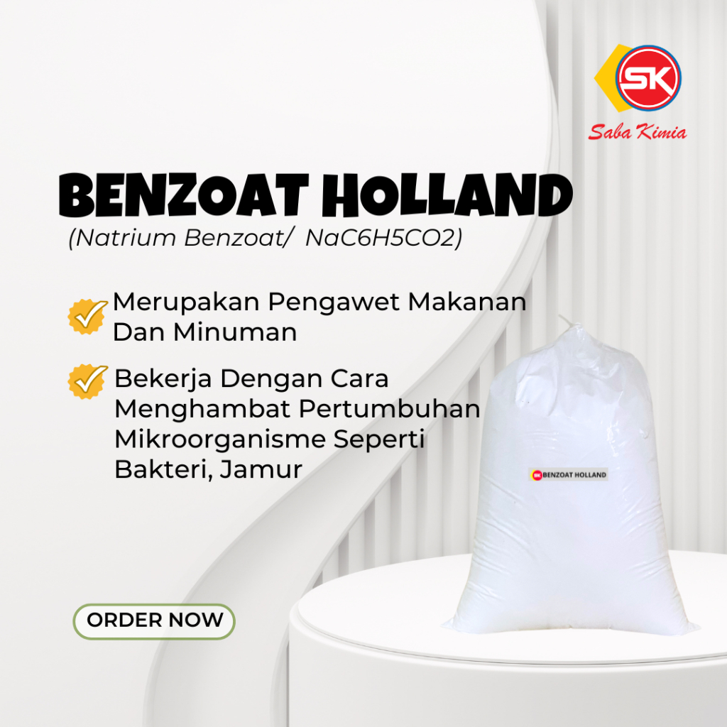 

Benzoat Holland kemasan 1kg