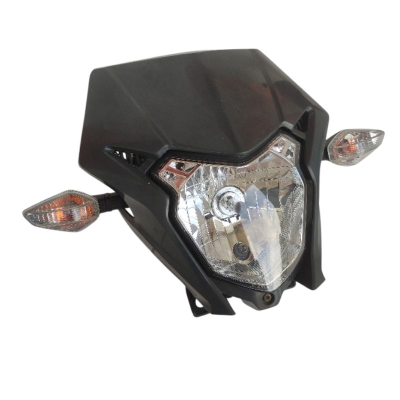 HEADLAMP CRF 150L ORIGINAL BEKAS COPOTAN MOTOR / HEADLAMP CRF 150 L ORIGINAL / REFLEKTOR CRF BEKAS O