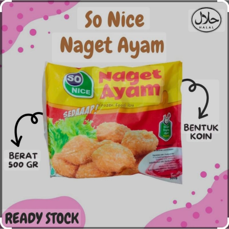 

SO NICE Sedaaap Nugget Original 500 Gr