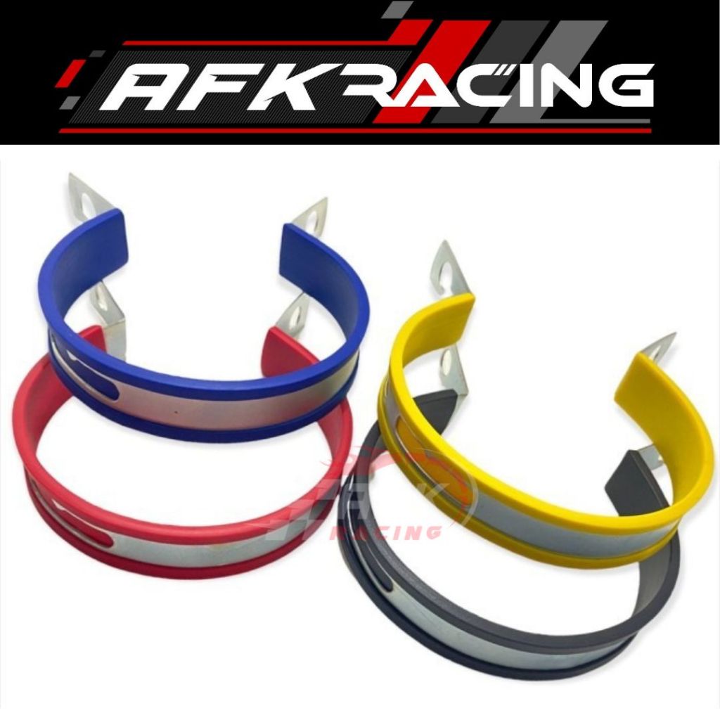 KLEMAN KLEM KNALPOT UKURAN 3 / 3.5 / 4 INCH BREKET BRACKET KeNALPOT RACING MOTOR UNIVERSAL Breket Pa