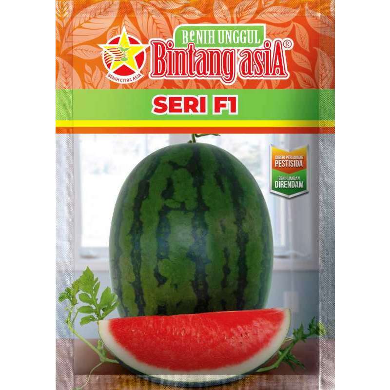 Benih/Bibit Semangka Seri F1 20 GR/Semangka Seri BCA/Bintang Asia/Semangka hibrida/Semangka Non biji