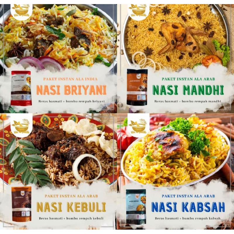 

paket instan nasi arab|bumbu instan nasi biryani kebuli